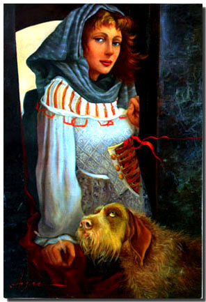 Maid with a Dog
